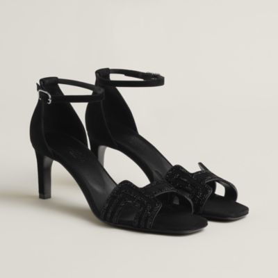 【美品】HERMESエルメス　サンダル　箱・袋付属　ジョイ サンダル 《ジョイ》 40 - ブラック | Hermès - エルメス-公式サイト